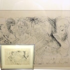 パブロ・ピカソ / picasso ピカソ近作版画展  額装 リトグラフ/ 版画 /  額装品【中古】|置物・トイ|インテリア