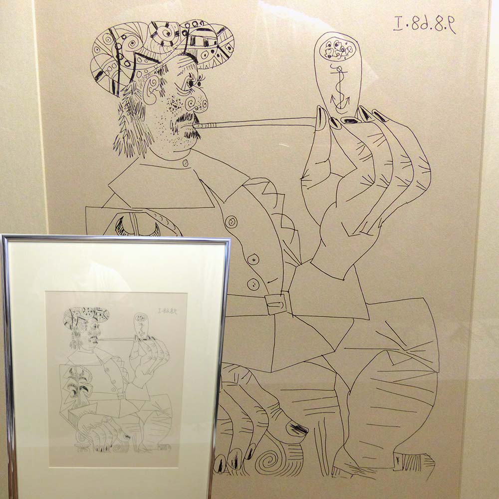 パブロ・ピカソ / picasso ピカソ近作版画展 額装 リトグラフ/ 版画