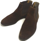 【訳あり】英国製 Alfred Sargent / アルフレッド・サージェント スエードサイドゴアブーツ　UK7 1/2(26cm相当)【中古】|ブーツ