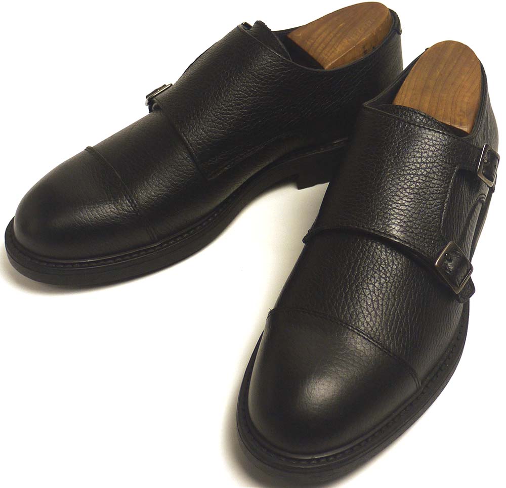 未使用 イタリア製 pierre cardin ダブルモンクストラップ 革靴 未使用 イタリア製 pierre cardin ダブルモンクストラップ 革靴
