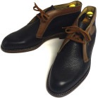 【希少】イタリア製 GUCCI / グッチ グレインレザー×カーフ チャッカブーツ 41(26cm相当)(メンズ)【中古】【送料無料】