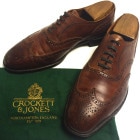�ѹ��� CROCKETT&JONES/ �������åȡ����硼�� / LUDGATE �����󥰥��åץ��塼�� UK7 1/2E(26cm����)����šۡ�����̵����