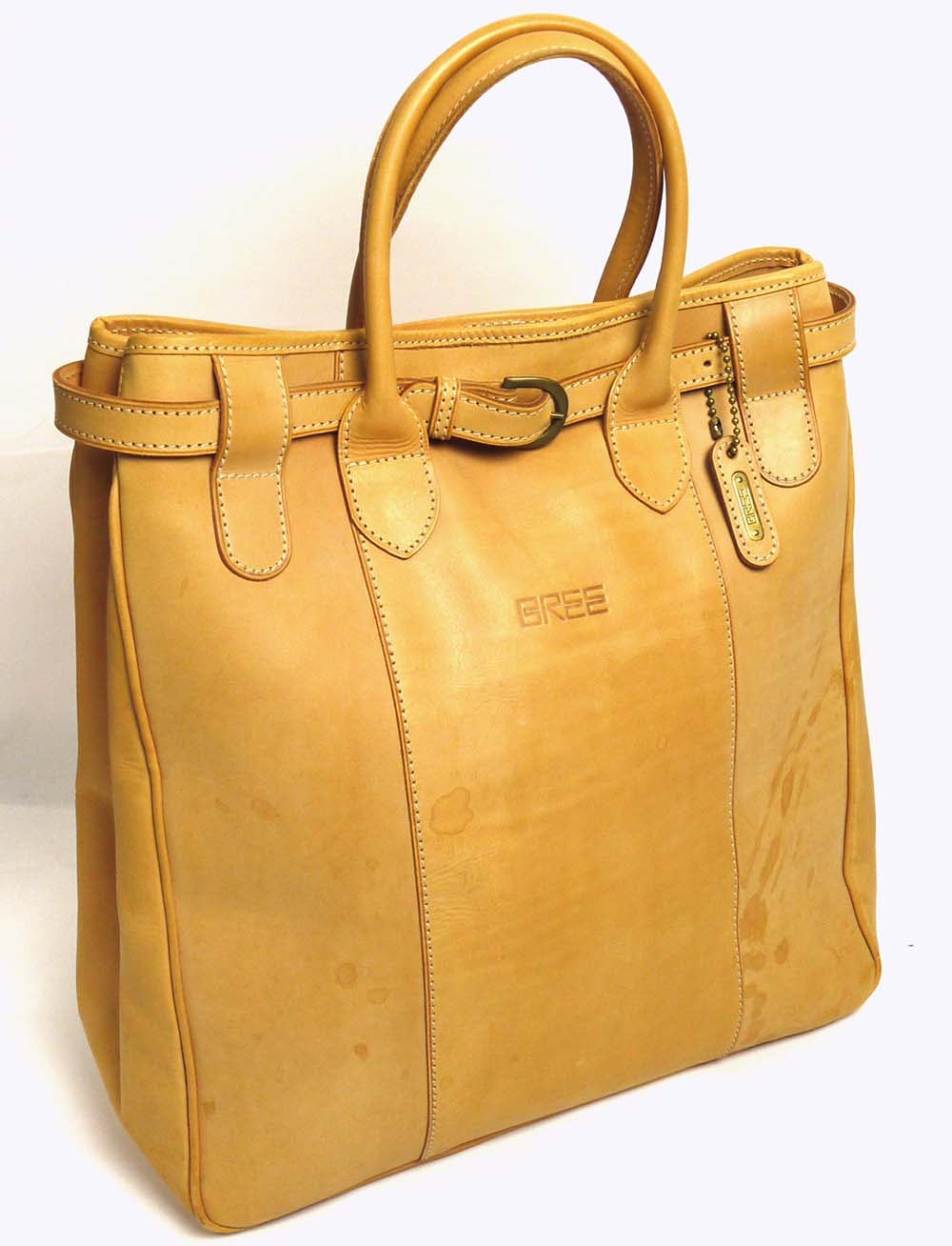 ポーランド製 BREE / ブリー ヌメ革 トートバッグ【中古】 ｜レザー