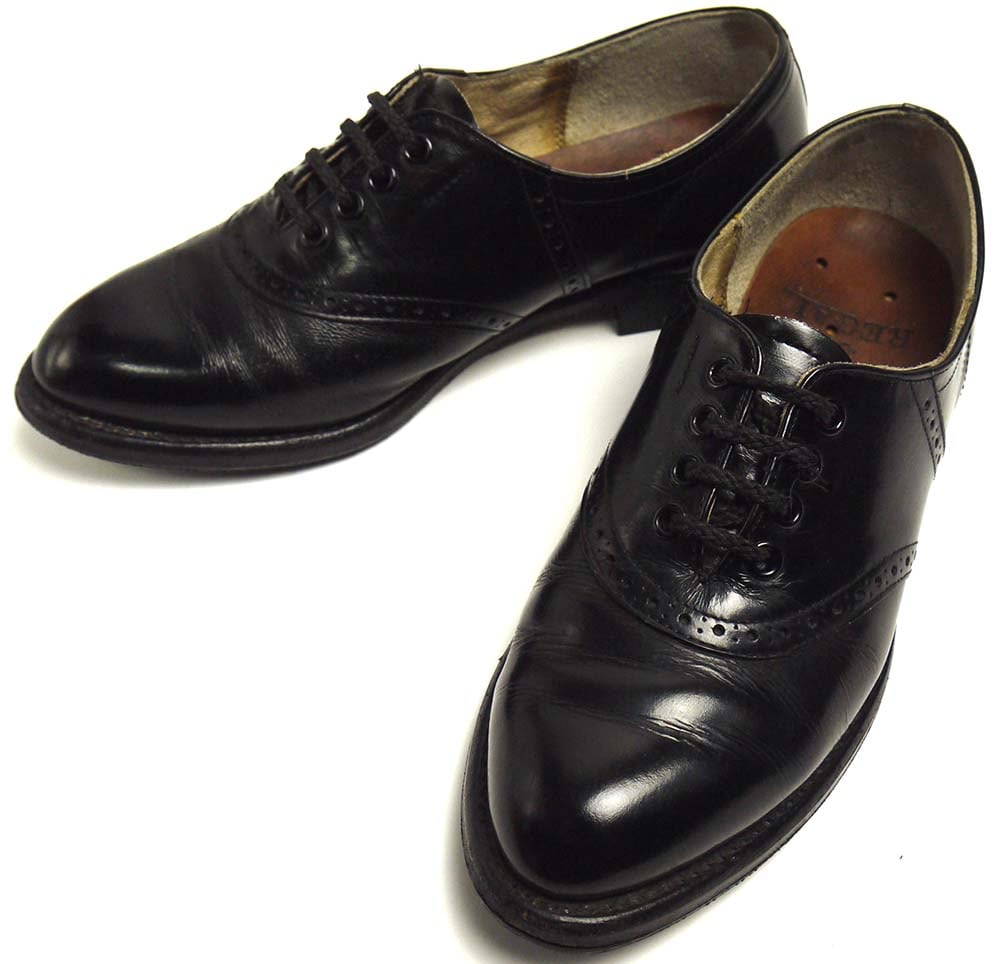 g*e様 希少 未使用 REGAL 2786 サドルシューズ 黒 25EE レザ REGAL / リーガル レザー サドルシューズ 23 1/2(23.5cm相当