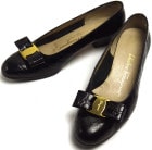 �����ꥢ�� ��������ȡ��� �ե��饬�� / Salvatore Ferragamo �������ܥ�쥶���ѥ�ץ� 6 1/2C(23.5-24cm����)(��ǥ�����)����š�