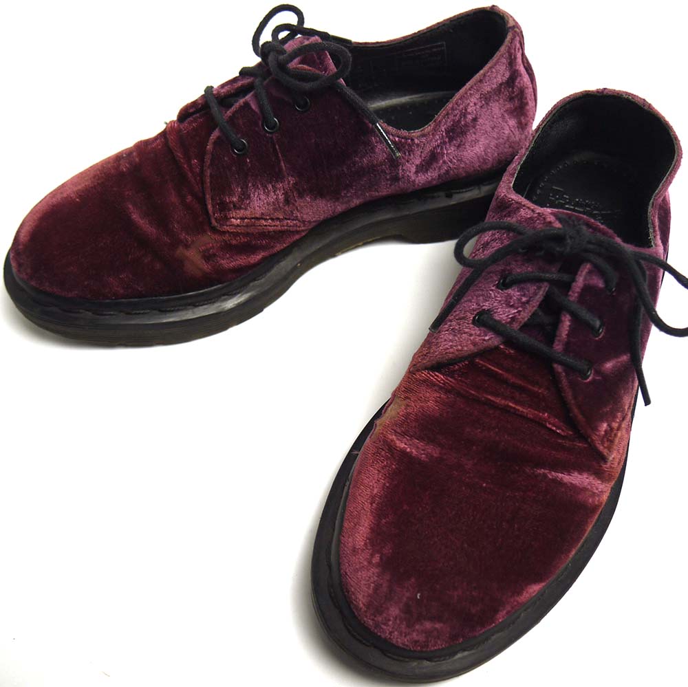 訳あり】Dr.Martens /ドクターマーチン 14482 3アイレット ベルベット 