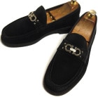 �����ꥢ�� Salvatore Ferragamo /�ե��饬�� ��������� �ӥåȥ����ե�����7 1/2EE(25.5cm����)(���)����šۡ�����̵����
