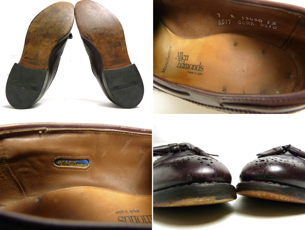 USA󥨥ɥ Allen Edmonds Manchester åե 9A(25.5-26cm)š