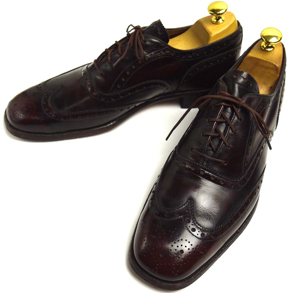 �ڴ�����1960-70s Lewis & Tbos. Saltz by J��M / Johnston & Murphy / ����󥹥ȥ�&�ޡ��ե��� �����󥰥��åץ��塼�� 8 1/2B/AA(25-25.5cm����)  (���)����šۡ�����̵���� 