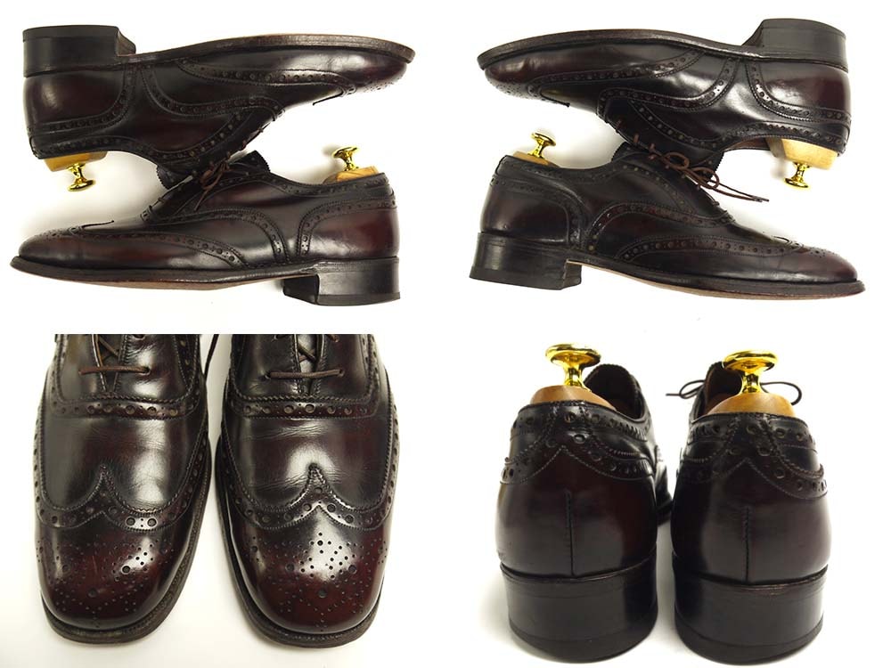 �ڴ�����1960-70s Lewis & Tbos. Saltz by J��M / Johnston & Murphy / ����󥹥ȥ�&�ޡ��ե��� �����󥰥��åץ��塼�� 8 1/2B/AA(25-25.5cm����)  (���)����šۡ�����̵���� 