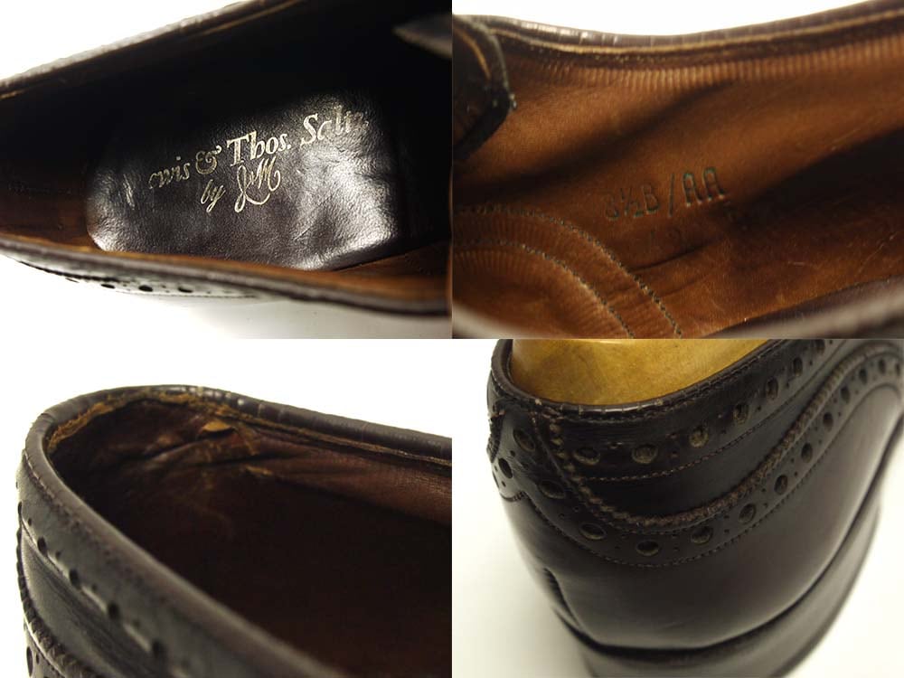 �ڴ�����1960-70s Lewis & Tbos. Saltz by J��M / Johnston & Murphy / ����󥹥ȥ�&�ޡ��ե��� �����󥰥��åץ��塼�� 8 1/2B/AA(25-25.5cm����)  (���)����šۡ�����̵���� 