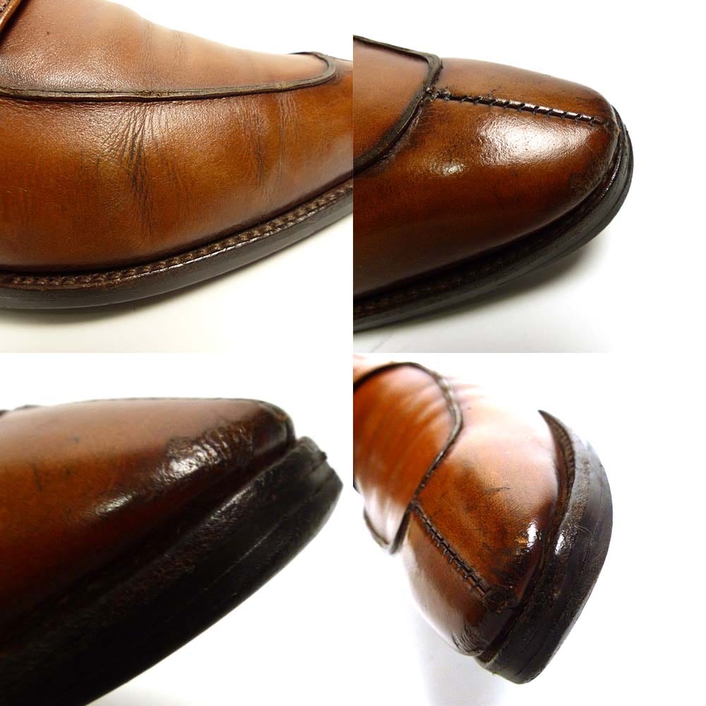 ジャランスリウァヤブラウンレザー ドレスシューズ39（25.5センチ相当）
