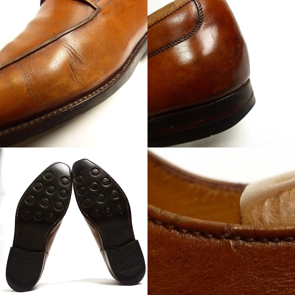 ジャランスリウァヤブラウンレザー ドレスシューズ39（25.5センチ相当）