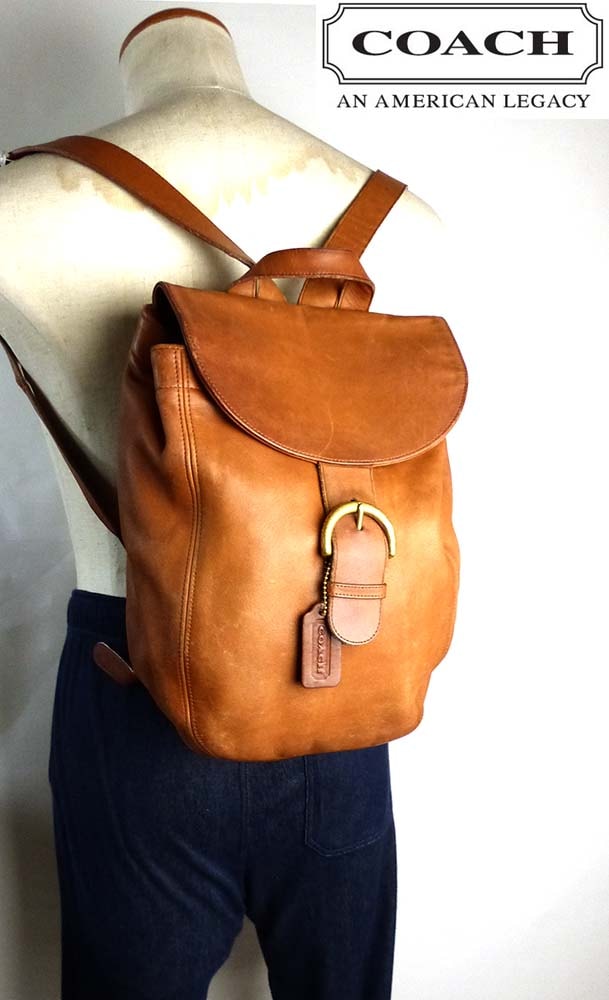 1980年代 USA製OLD COACH / オールドコーチ レザー リュック