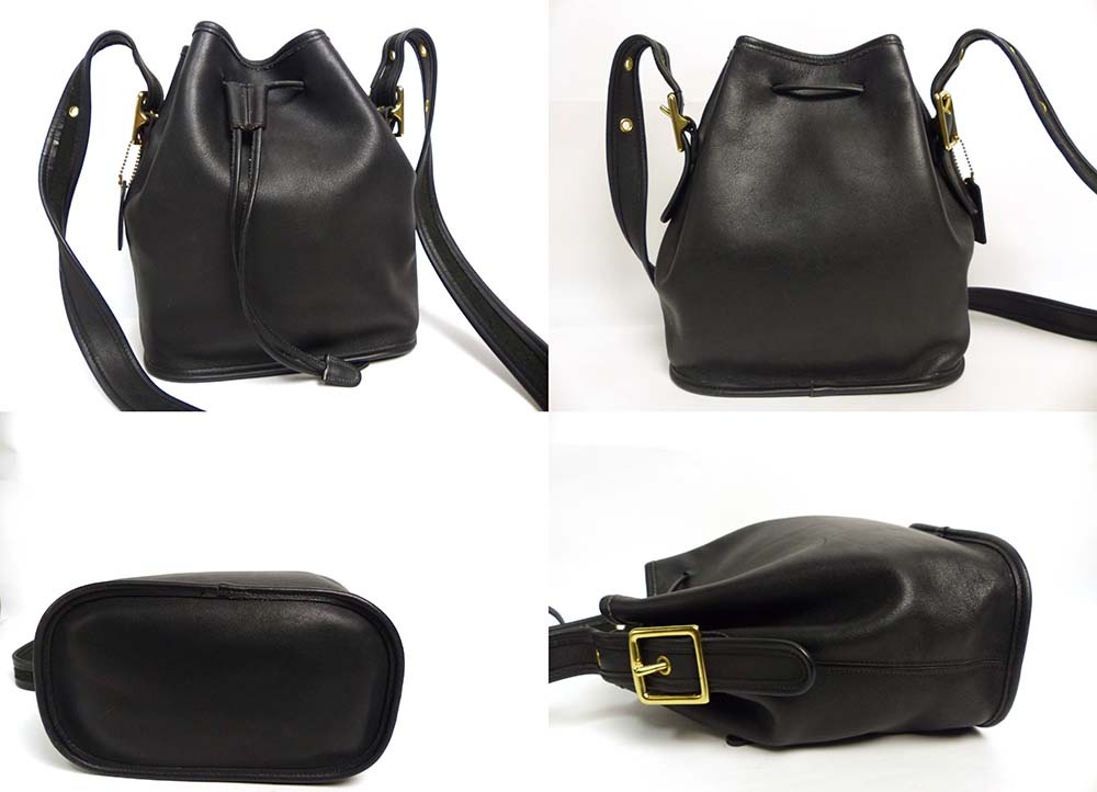 USA製 1990年代 OLD COACH / オールドコーチ 本革レザー バケツ