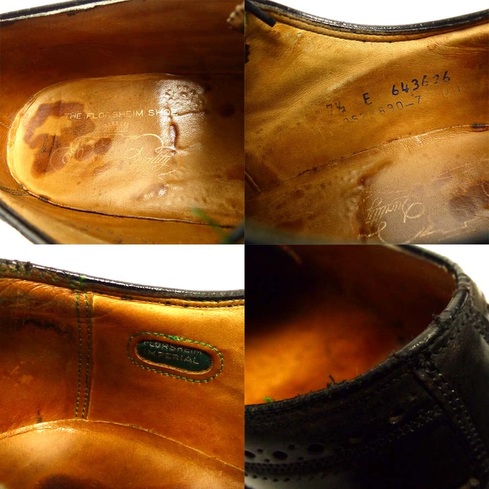 FLORSHEIM / �ե������㥤�� ����ڥꥢ�� �����ɥХ����  �����󥰥��åץ��塼�� 7 1/2E(25.5cm����)����šۡ�����̵����