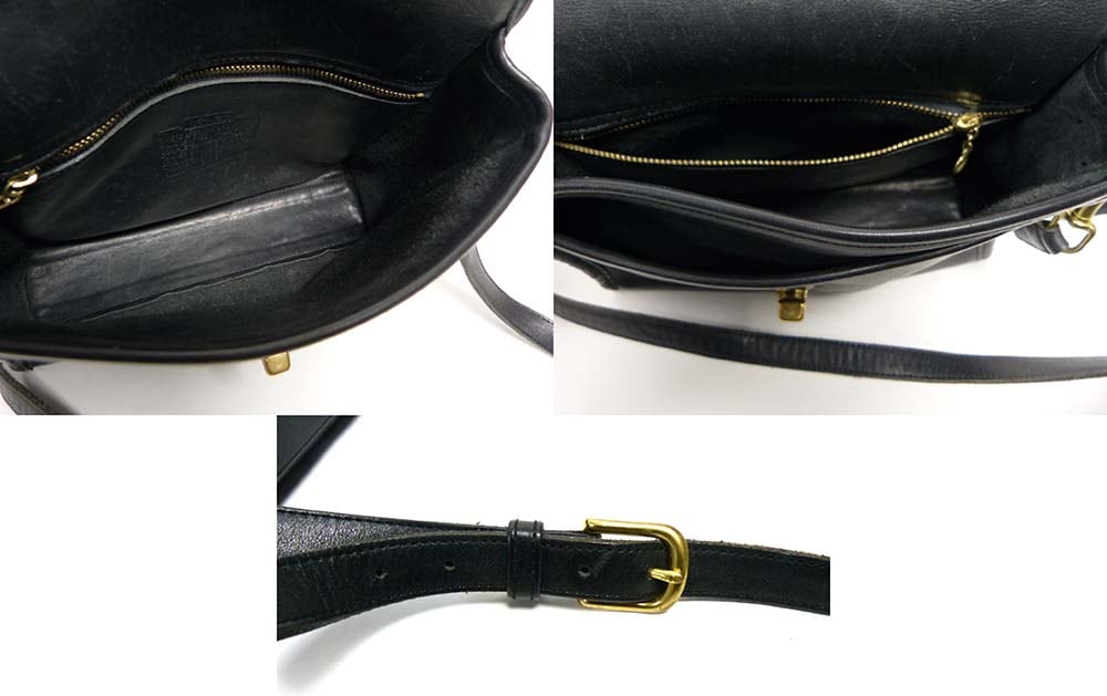 オールドコーチ COACH コーチ 本革 ターンロック フラップショルダー