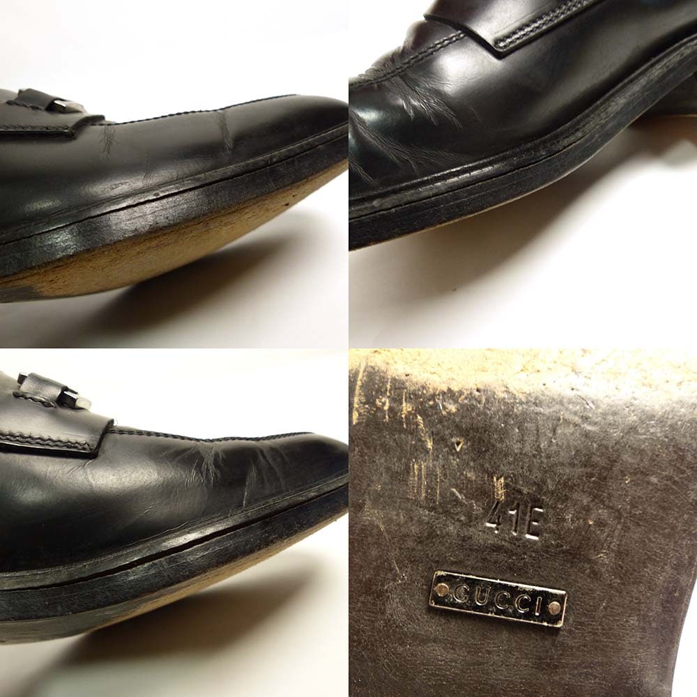 イタリア製 GUCCI / グッチ ビットローファー 41E(26cm相当)(メンズ