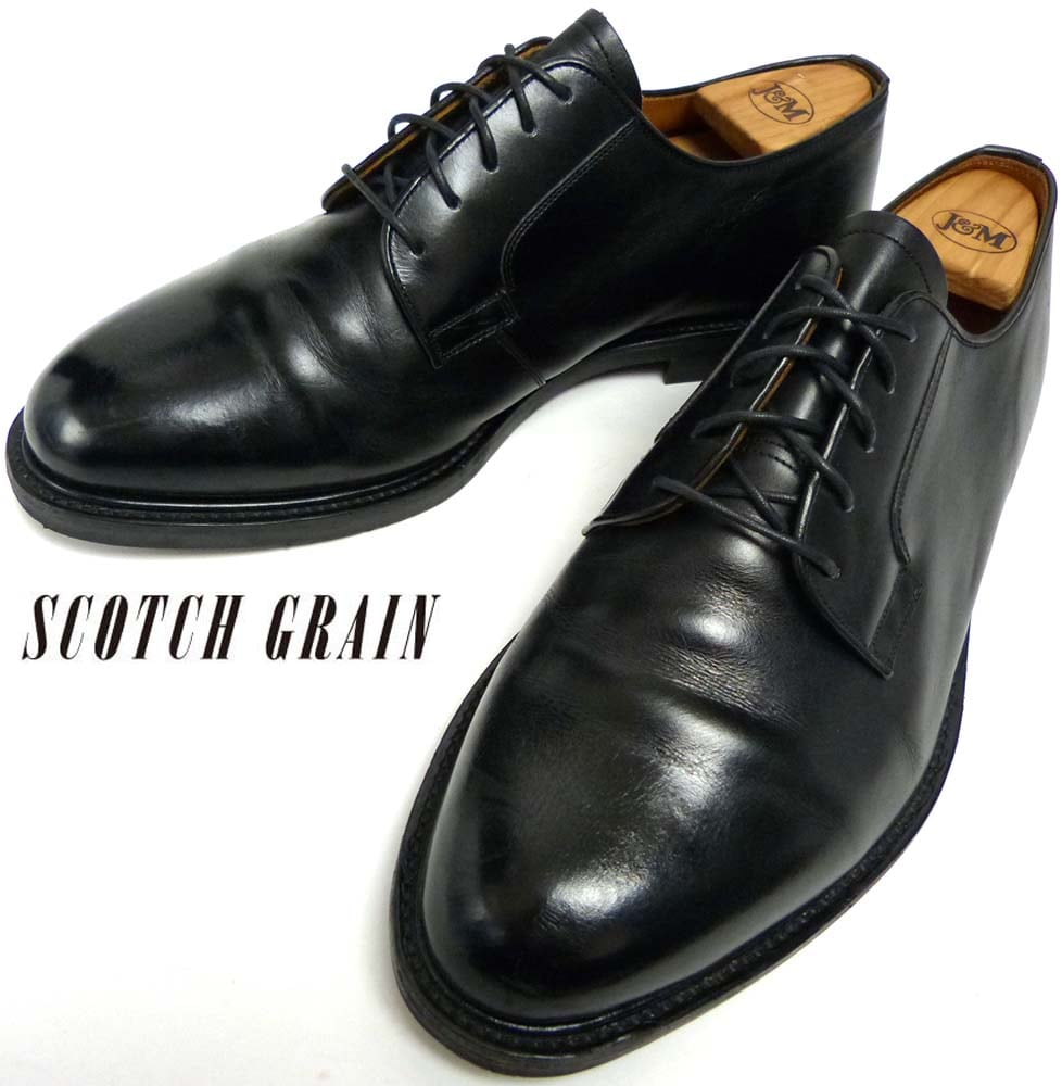 海外最新 日本製 スコッチグレイン SCOTCH GRAIN プレーントゥシューズ 靴