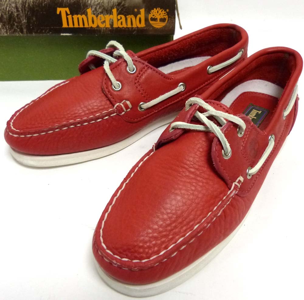 ティンバーランド Timberland 本革レザー デッキシューズ 7.5M(24.5cm