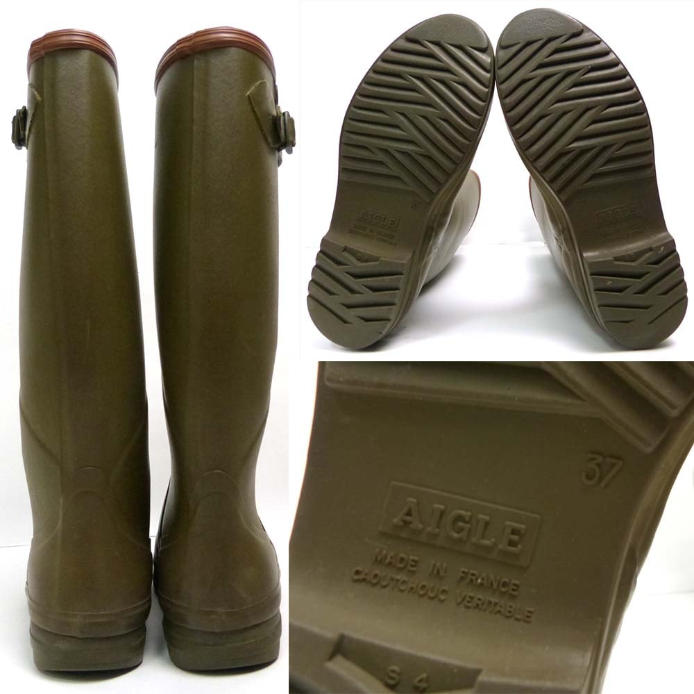 ★新品 AIGLE エーグル ミスジュリエット レインブーツ フランス製 37 フランス製 AIGLE / エーグル 2トーン ミスジュリエットA