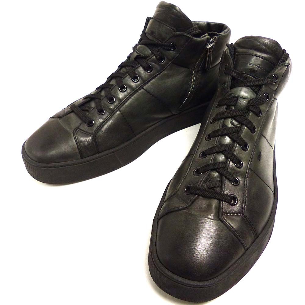 ꥢ Santoni / ȡ 쥶 ϥå ɥå ˡ9(28cm)(9.6)š