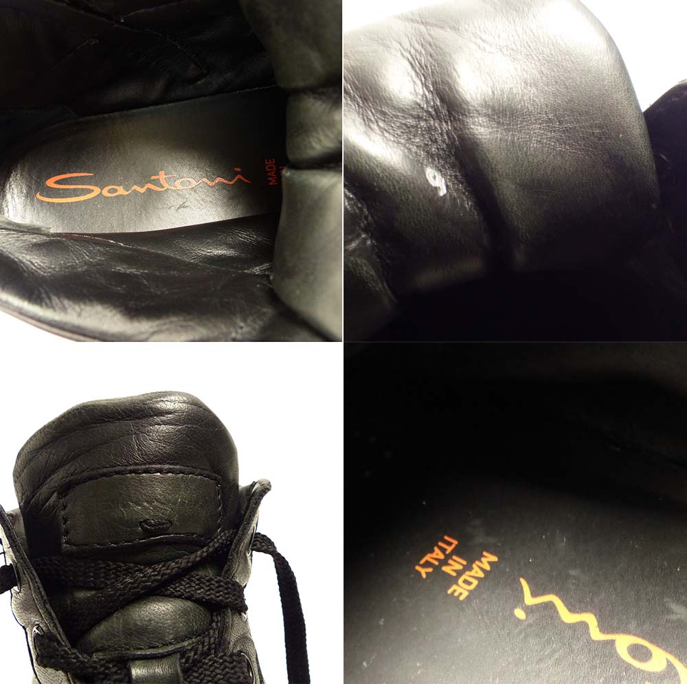ꥢ Santoni / ȡ 쥶 ϥå ɥå ˡ9(28cm)(9.6)š