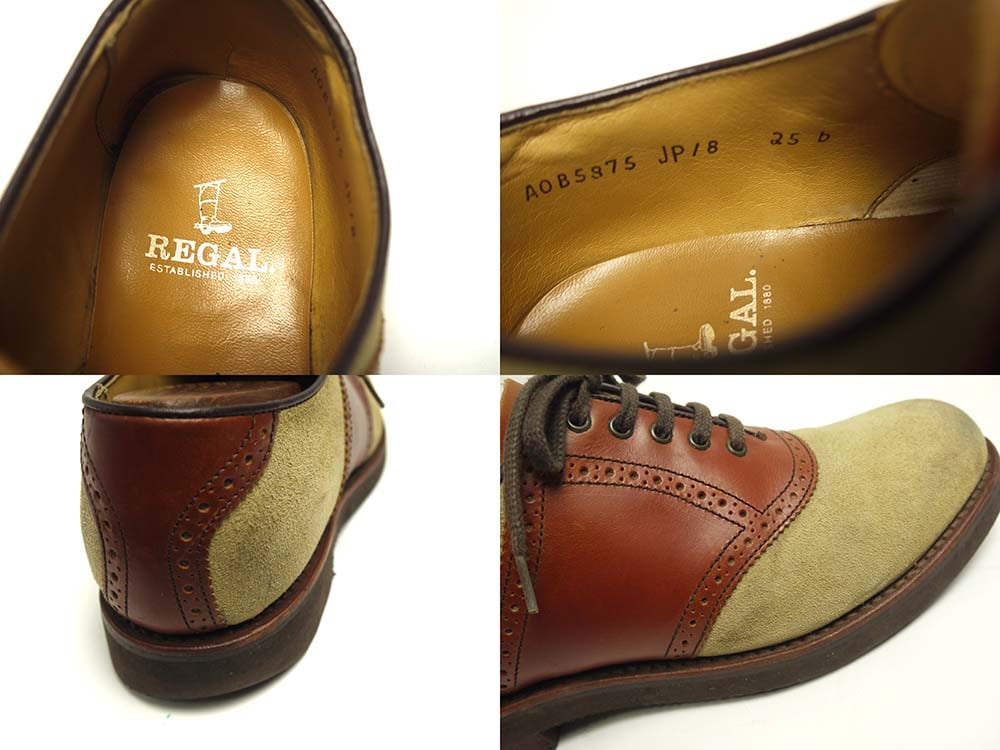 REGAL / �꡼���� JP18 ����ӥ쥶�� ���ɥ륷�塼��  25(25cm����)(���)����š�