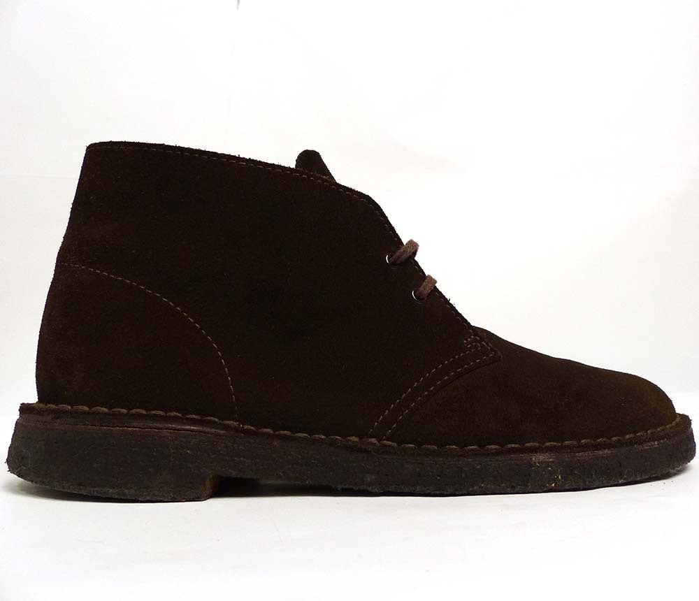 315【美品/希少】Clarksレザーチャッカブーツ 赤US8.5/26.5 clarks ORIGINAL クラークス / デザートブーツ / チャッカブーツ