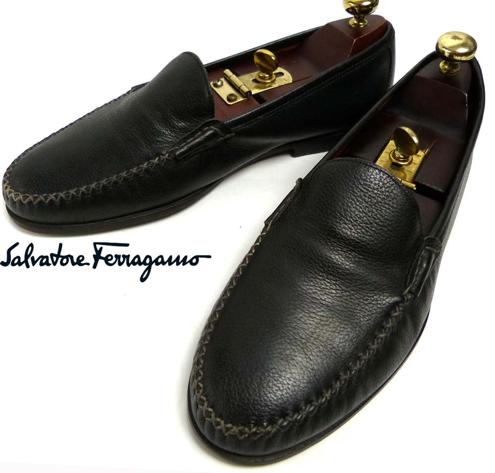 Salvatore Ferragamo フェラガモローファーモカシン27.5