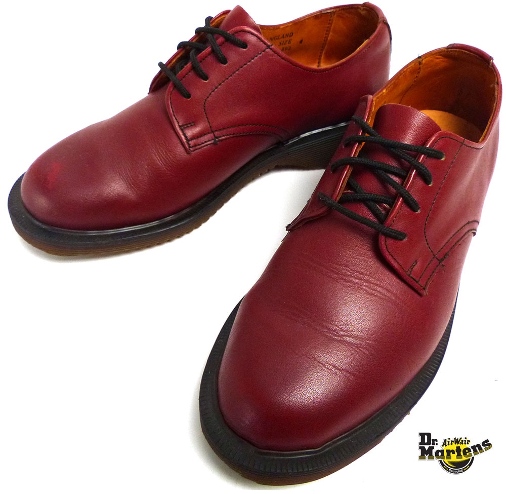英国製 Dr.Martens / ドクターマーチン 旧ロゴ 4ホール シューズ UK4 