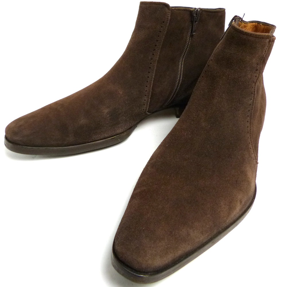 サイドジップ イタリアン スエード ブーツ 日本製 united arrows BEAUTY&YOUTH UNITED ARROWS（ビューティーアンドユースユナイテッド