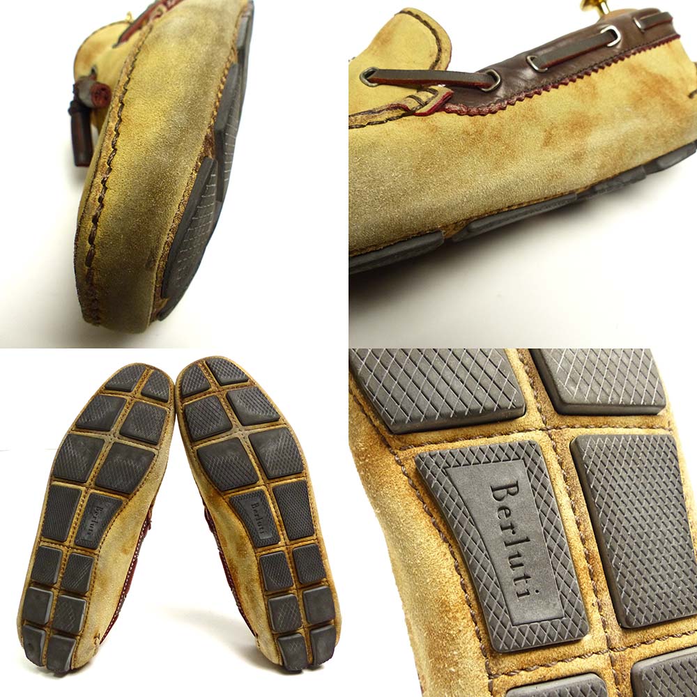 ꥢ Berluti / ٥åƥå ե / ɥ饤ӥ󥰥塼 8(27-27.5cm)()š̵ۡ