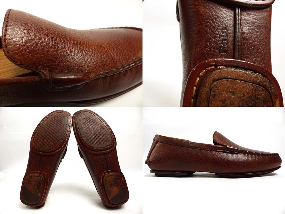 POLO RALPH LAUREN / �ݥ� ���ե������ �쥶�������ե��� / ����åݥ�7 1/2EE(25.5cm����)(���)����š�