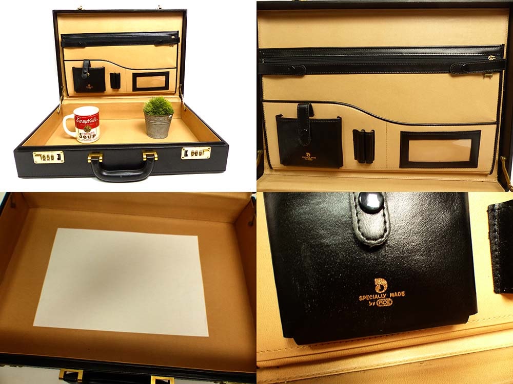 訳あり】PRESTO社 ACE / エース ダイヤルロック式 アタッシュケース