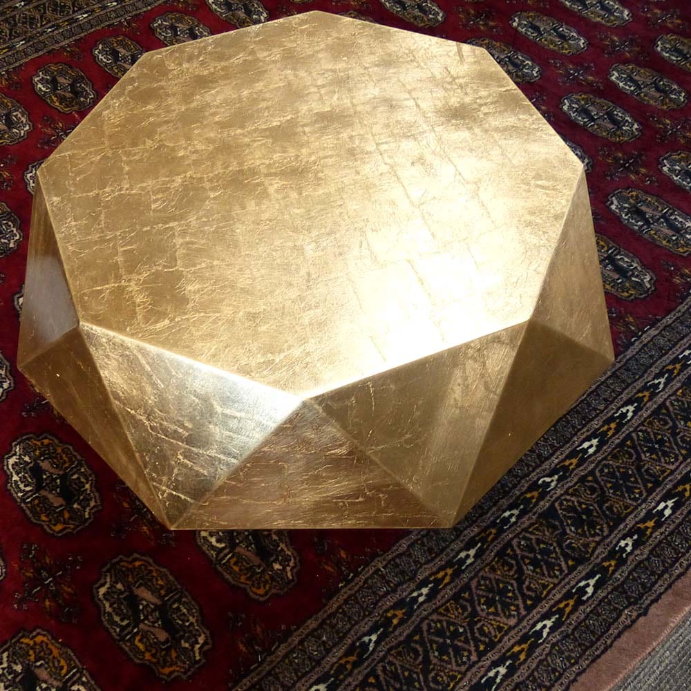 フランフラン ダイヤモンドテーブル 52cm ゴールド サイドテーブル フランフラン ダイヤモンドテーブル 52cm ゴールド サイドテーブル