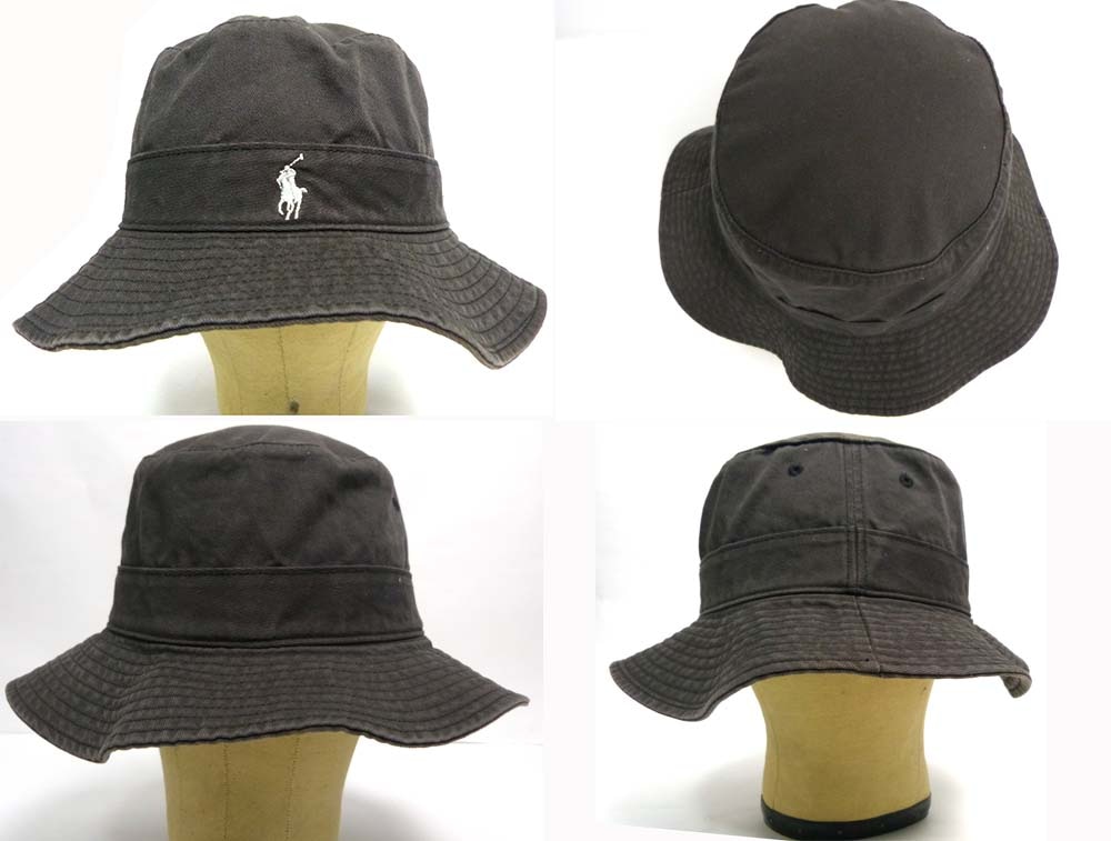 未使用品　RALPH LAUREN ×Beams バケットハット　K932 POLO RALPH LAUREN - BEAMS 別注 ポロラルフローレン バイカラー