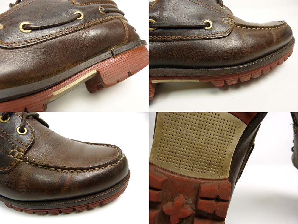 ★美品★ ダナー デッキシューズ 26 ブラウン Danner ダナー デッキシューズ 26.0 ブラウン メンズ ビブラム
