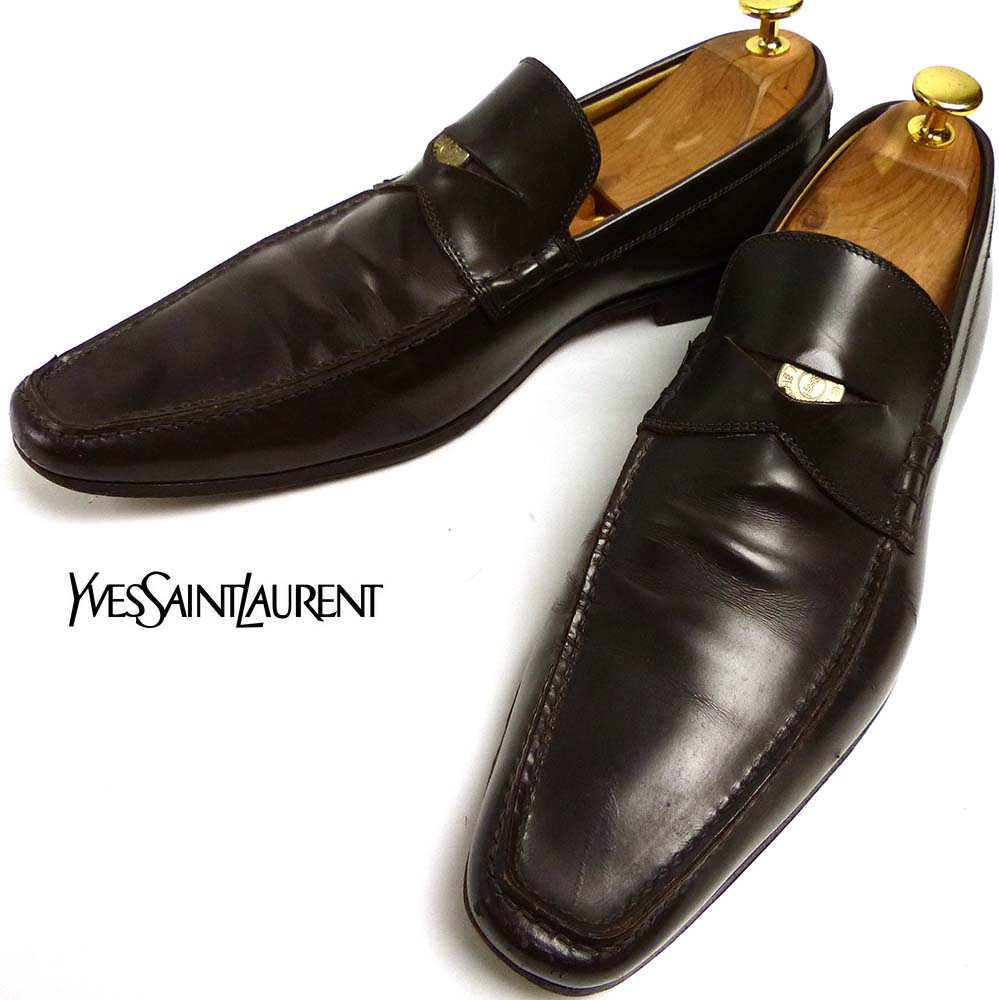 YVES SAINT LAURENT rive gauche / イヴサンローラン コインローファー 
