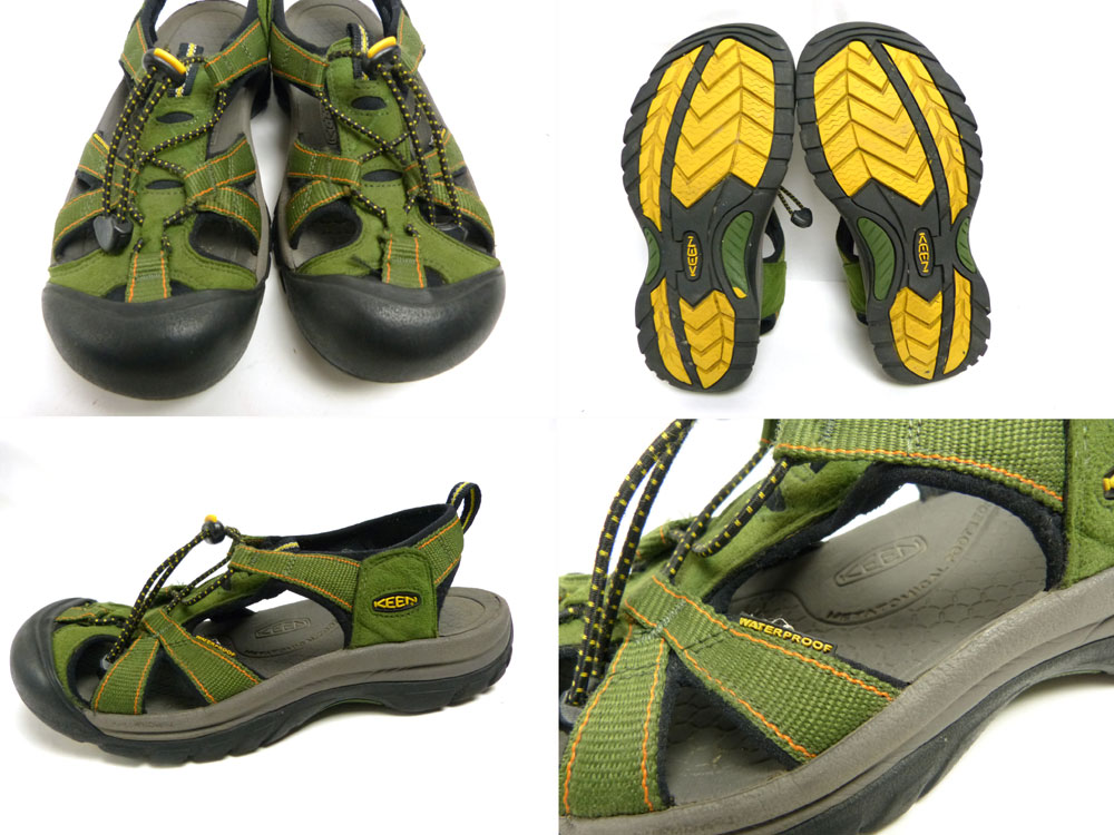 Keen キーン アウトドアサンダル Us9 25cm相当 緑 グリーン メンズ レディース 中古 靴 検索用 25 Or 25 5cm相当 ブランド中古革靴 ビンテージ雑貨の通販ならawesome アウソム