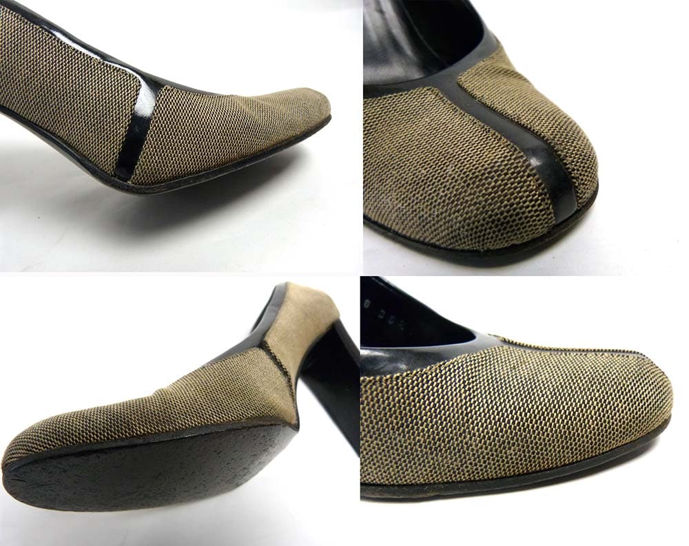 美品GUCCI✦グッチパンプス✦23.5cm前後 イタリア製 GUCCI グッチ チャンキー ヒール / パンプス 35 1/2C