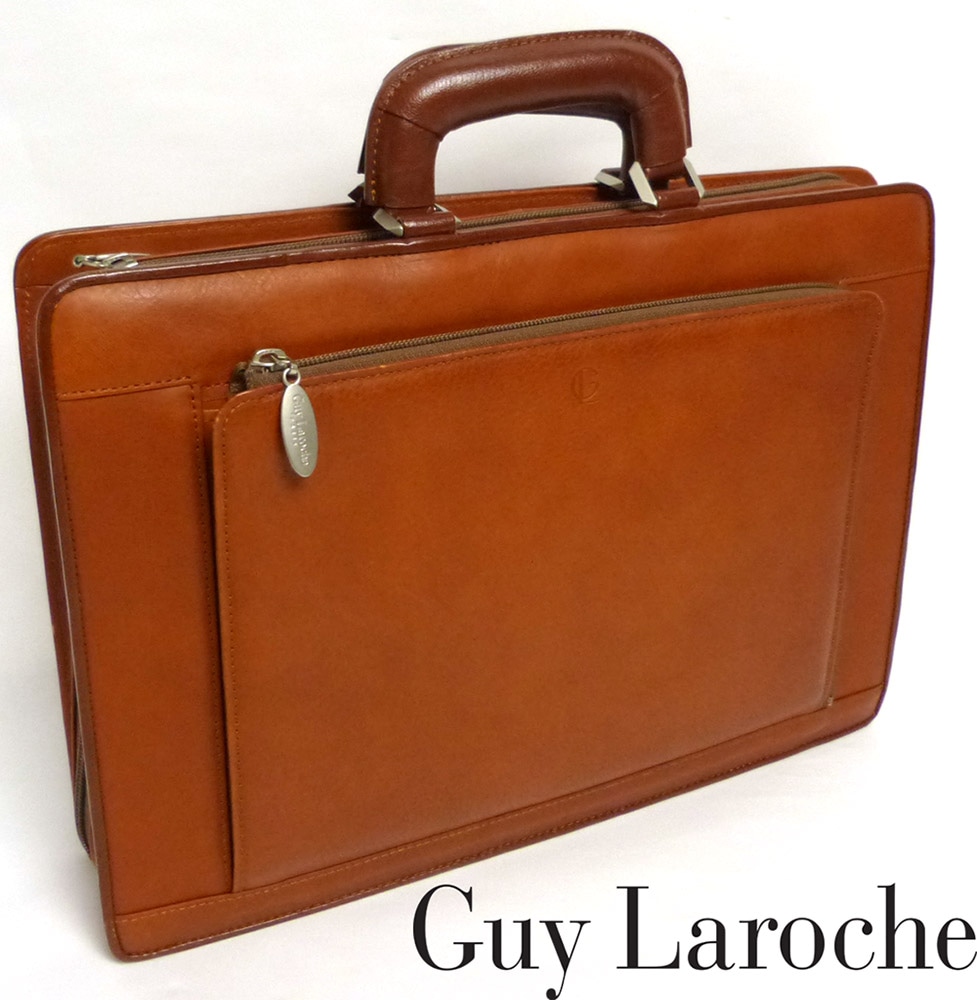 ギラロッシュ/ Guy Laroche レザー ブリーフケース / ビジネスバッグ