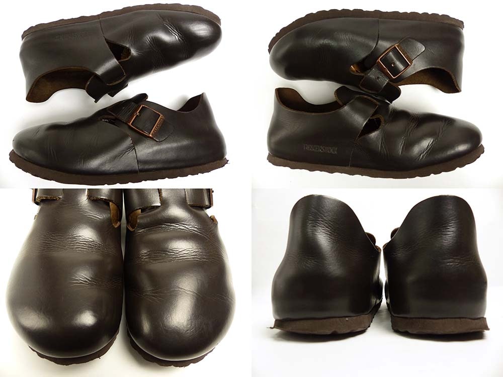 【BIRKENSTOCK】ビルケンシュトック 27㎝レザーシューズ 美品◇BIRKENSTOCK ビルケンシュトック◇プレーントゥ
