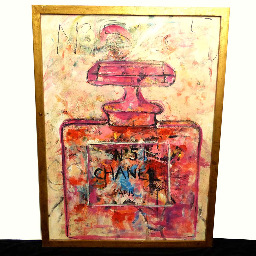 Francfranc シャネルN°5 パフューム 額装 油絵 Francfranc シャネルN°5 パフューム 額装 油絵 【公式通販】