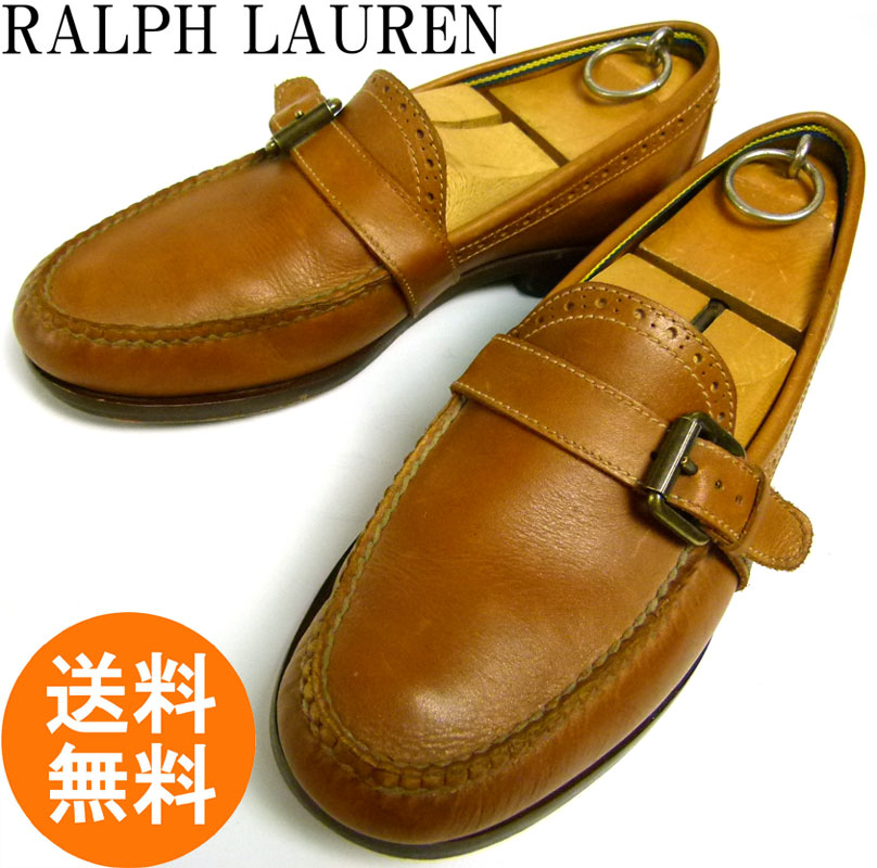 ラルフローレン POLO by Ralph Lauren ストラップ ローファー 7D