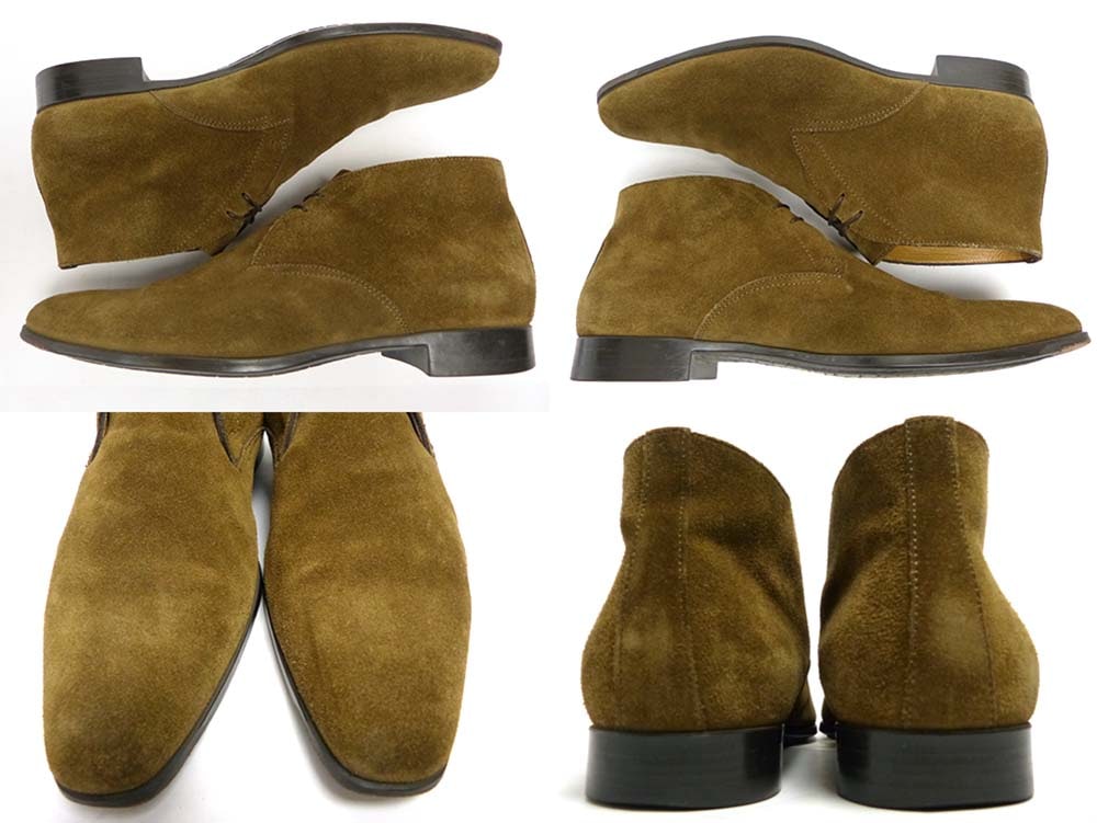 イタリア製 SANTONI / サントーニ 7416 スエード チャッカブーツ 6 1