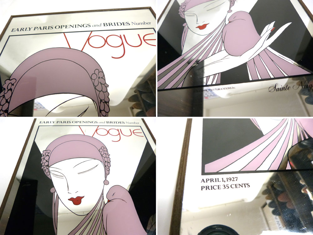 ヴィンテージ VOGUE ヴォーグ パブミラー / 鏡【中古