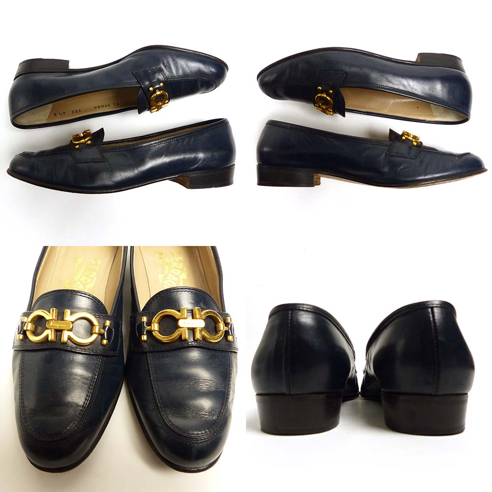 �����ꥢ�� ��������ȡ��� �ե��饬�� / Salvatore Ferragamo ��������� �ӥå� �����ե��� ��4 1/2C(22cm����)����š�