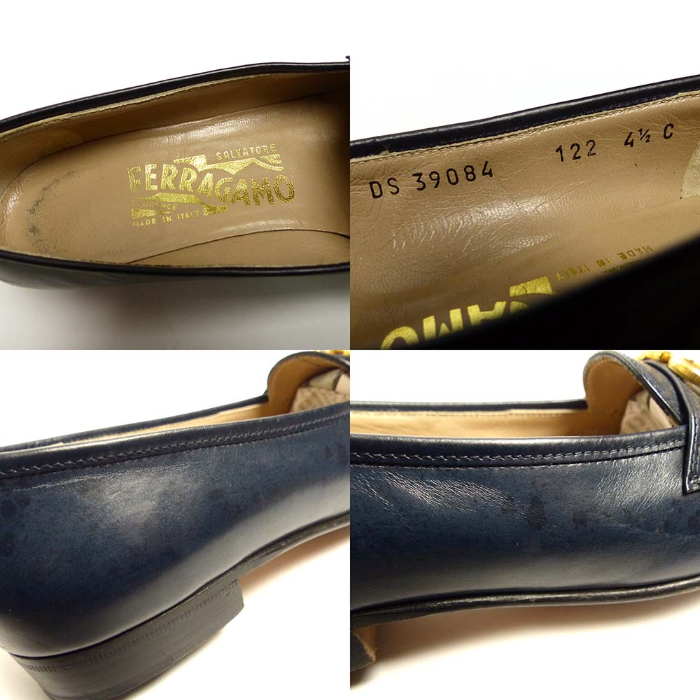 �����ꥢ�� ��������ȡ��� �ե��饬�� / Salvatore Ferragamo ��������� �ӥå� �����ե��� ��4 1/2C(22cm����)����š�