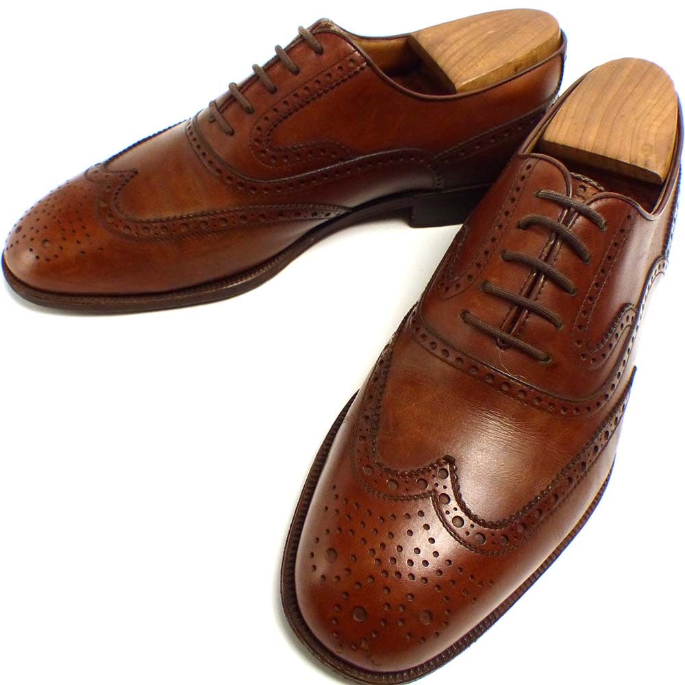 タニノクリスチー 内羽根 ウイングチップ 6 シューキーパー付 イタリア製 タニノクリスチー 内羽根 ウイングチップ 6 シューキーパー付